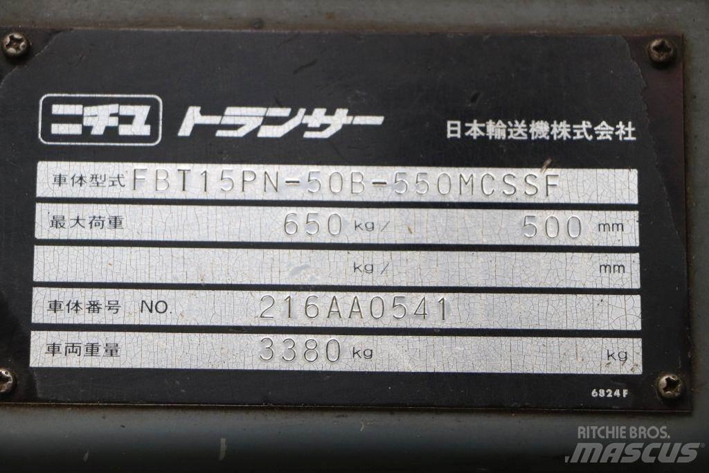Nichiyu FBT15PN Electric Forklifts