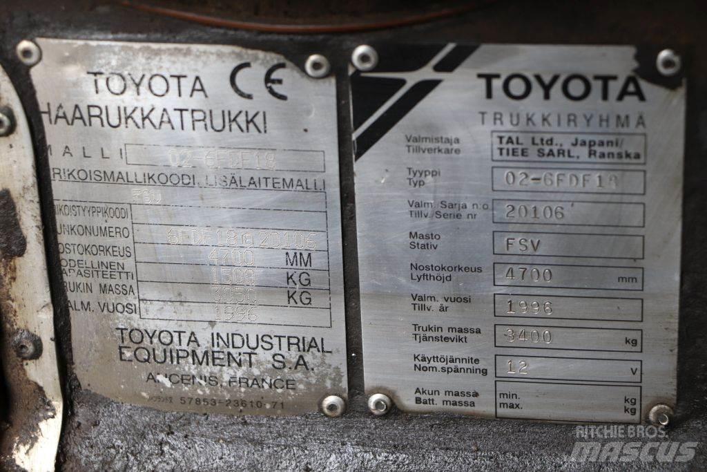 Toyota 02-6FDF18 Diesel Forklifts