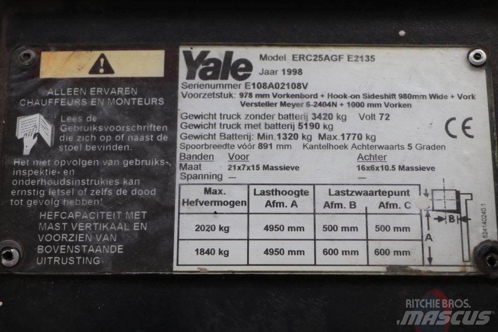Yale ERC25AGF Electric Forklifts
