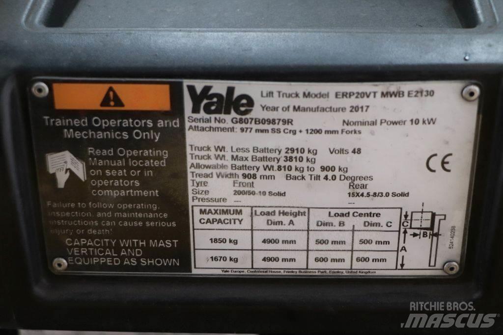 Yale ERP20VT Electric Forklifts
