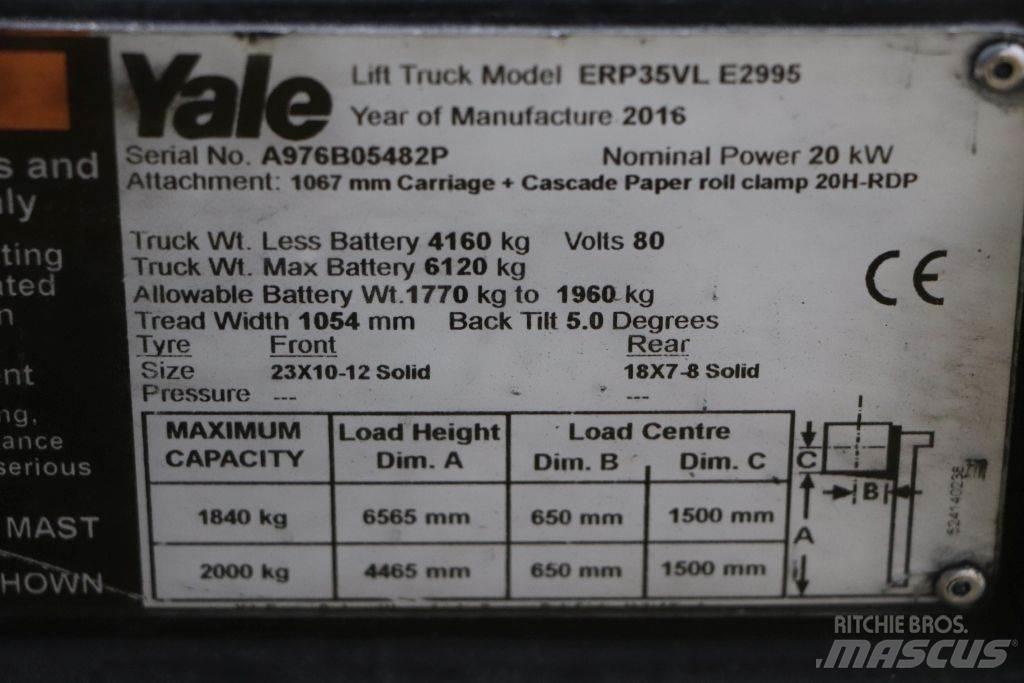 Yale ERP35VL Electric Forklifts