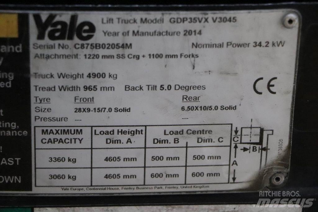 Yale GDP35VX Diesel Forklifts