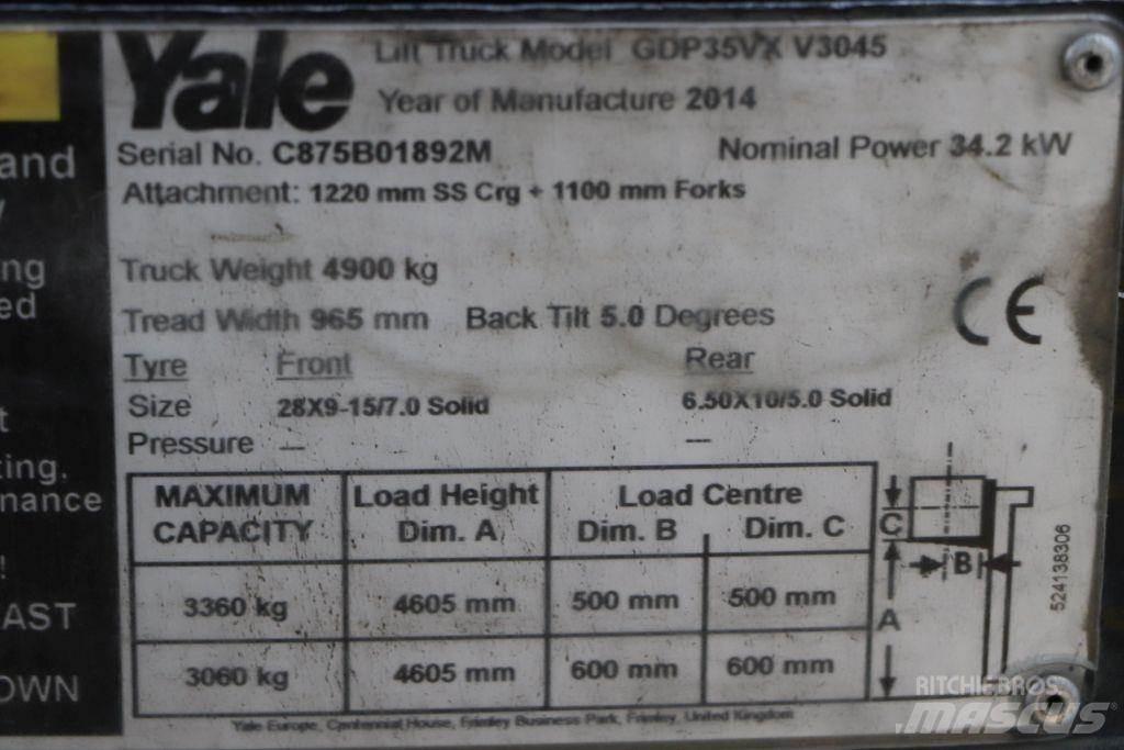 Yale GDP35VX Diesel Forklifts