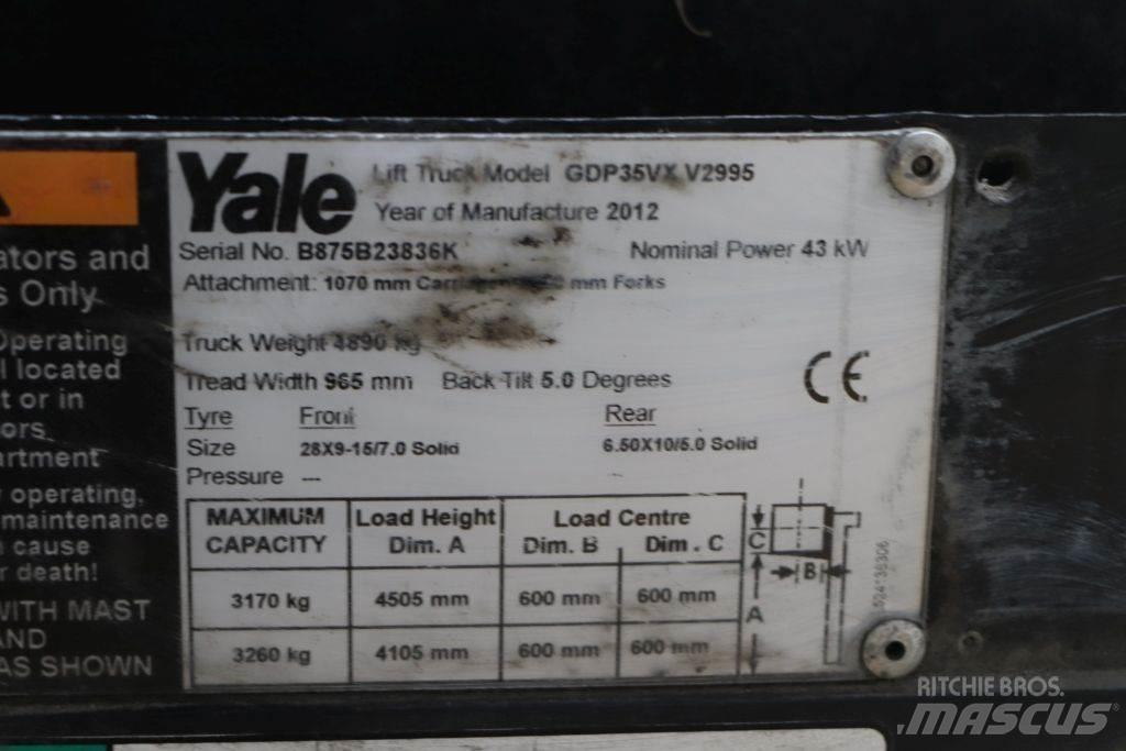 Yale GDP35VX Diesel Forklifts