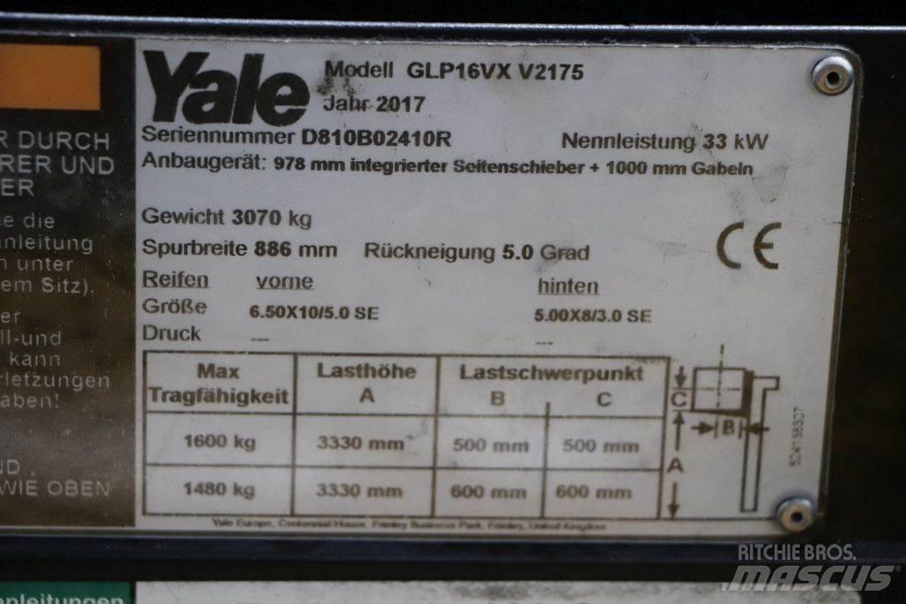 Yale GLP16VX LPG trucks