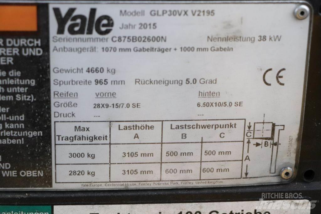 Yale GLP30VX LPG trucks