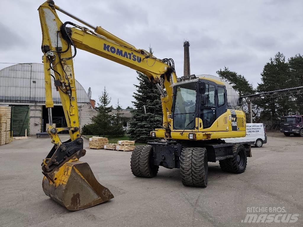 Komatsu PW 160-7E0 Wheeled Excavators