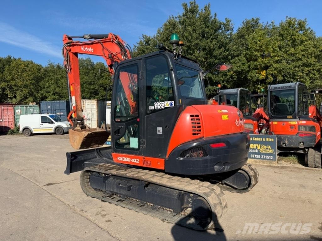 Kubota KX 080-4a2 Mini excavators  7t - 12t