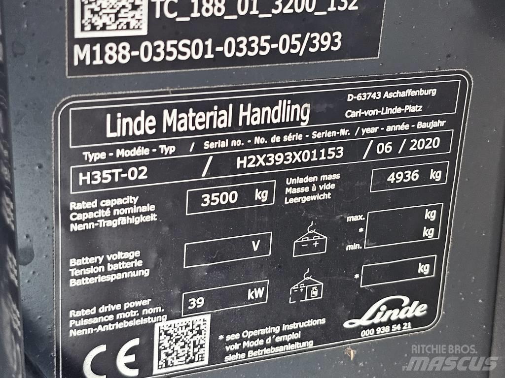 Linde H35T-02 LPG trucks