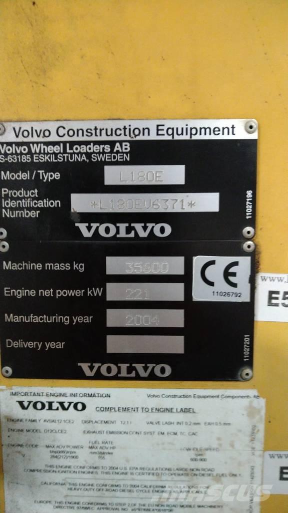 Volvo L 180 E HL Wheel Loaders