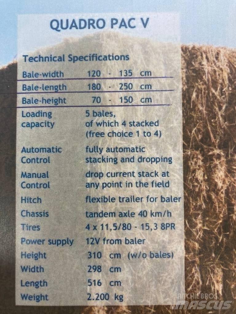  QUADRO PAC V Square Balers