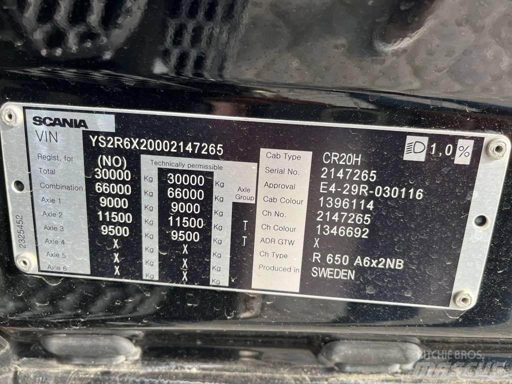 Scania R 650 Conventional Trucks / Tractor Trucks