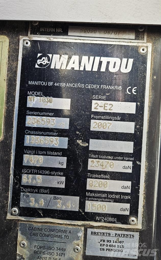 Manitou 1030 Telescopic Handlers