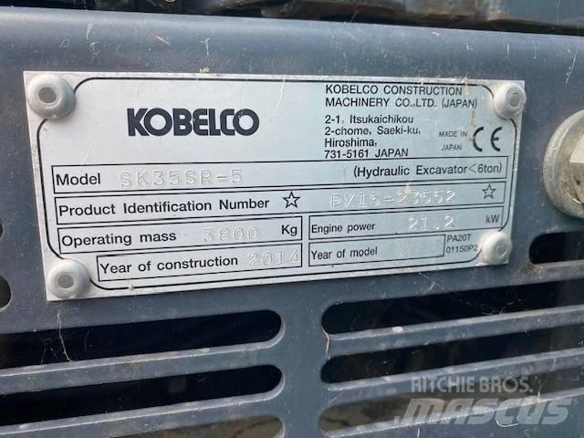 Kobelco SK 35 SR-5 Mini Excavators <7t (Mini Diggers)