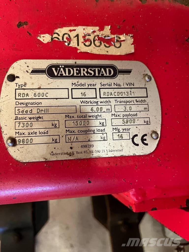 Väderstad RDA600 C Farm Drills