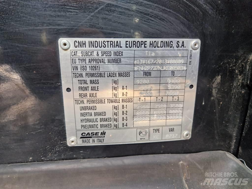 Case IH Farmlift 737 Telescopic Handlers