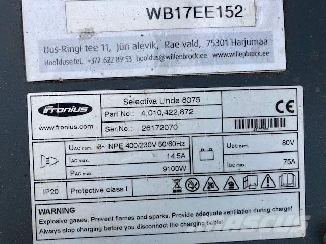 Linde E30/600HL/387 Electric Forklifts