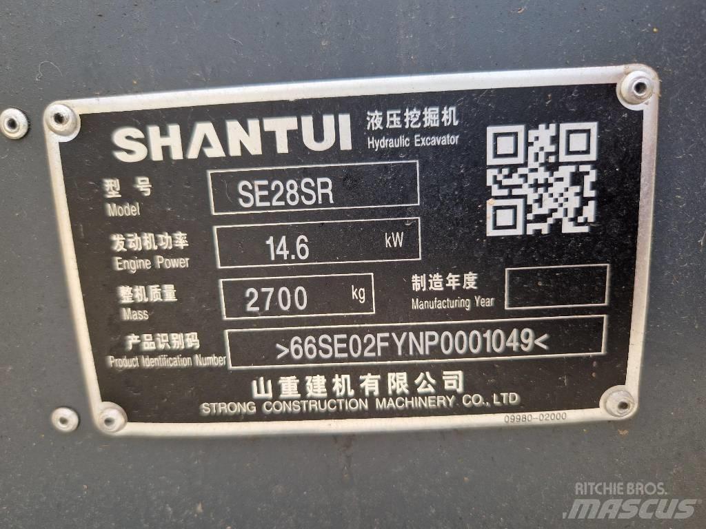 Shantui SE28SR Wheeled Excavators