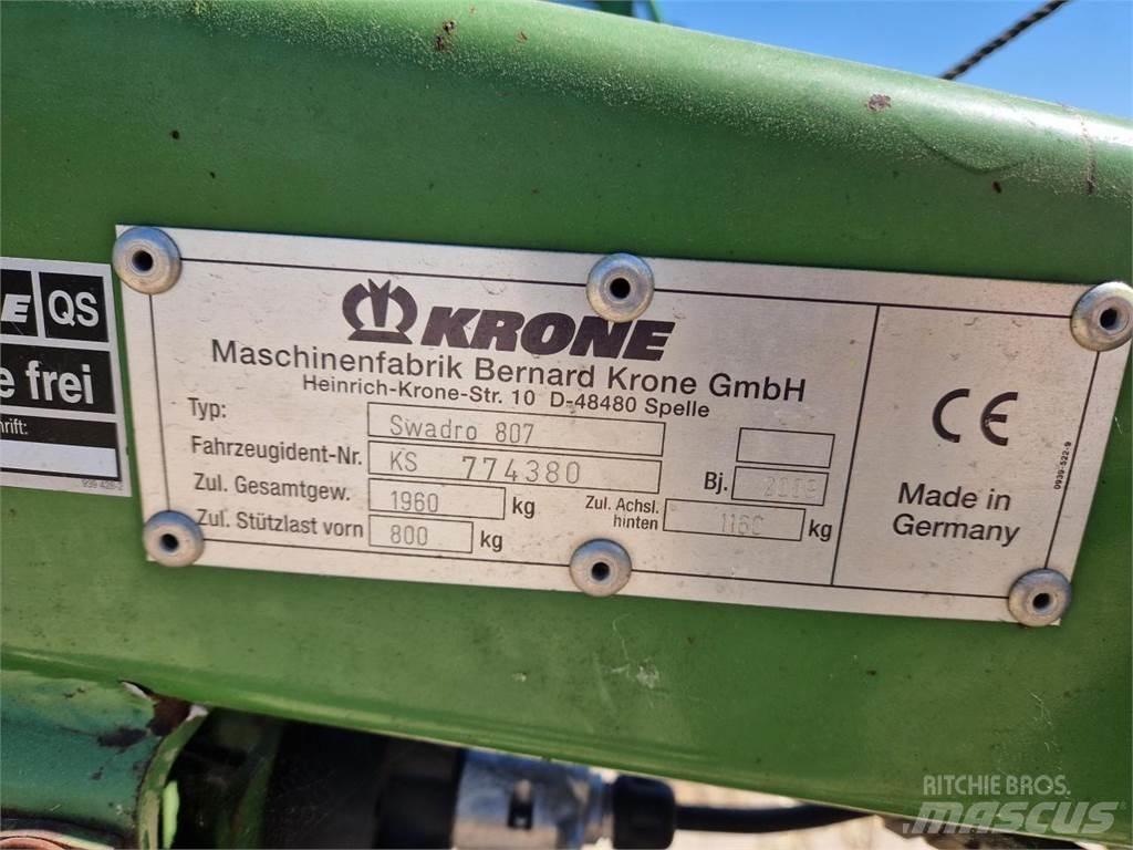 Krone Swadro 807 Swathers \ Windrowers