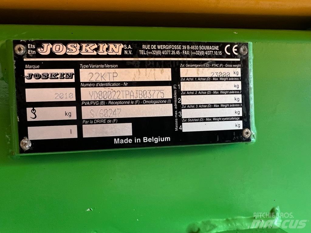 Joskin 22KTP Dump trailers