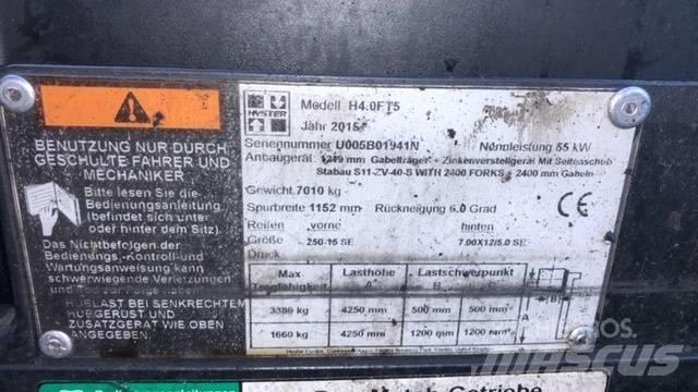 Hyster H 4.0 FT 5 Diesel Forklifts