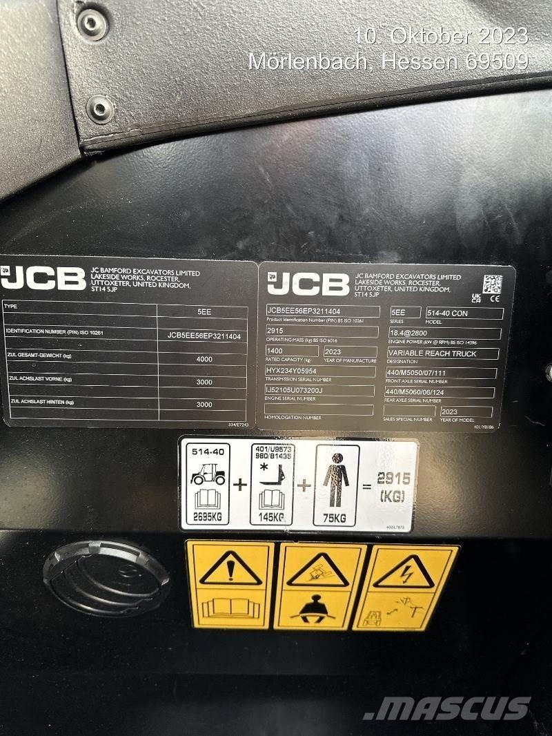 JCB 514-40 CON Telescopic Handlers