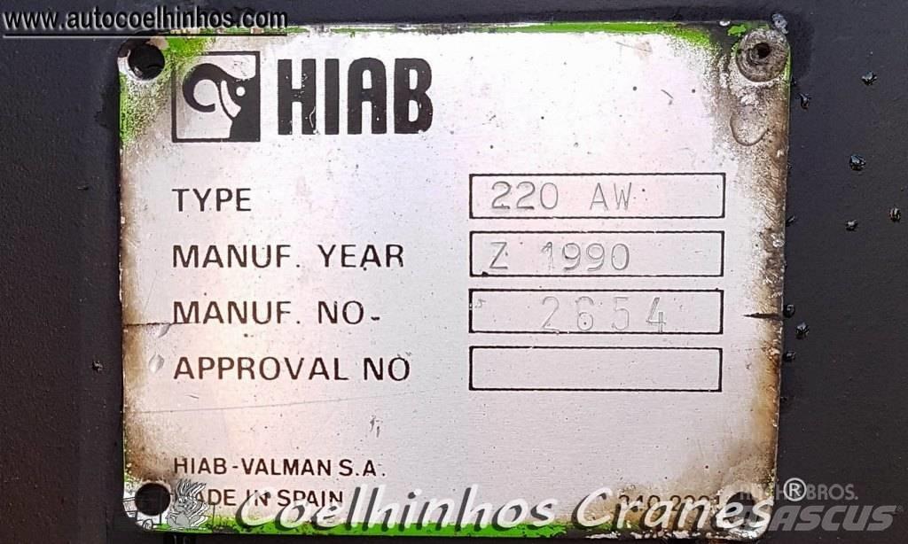 Hiab 220 AW Knuckleboom cranes