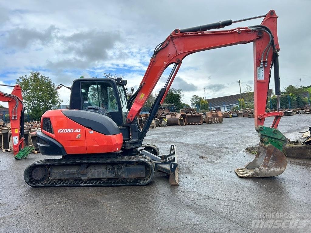 Kubota KX080-4 Mini excavators  7t - 12t