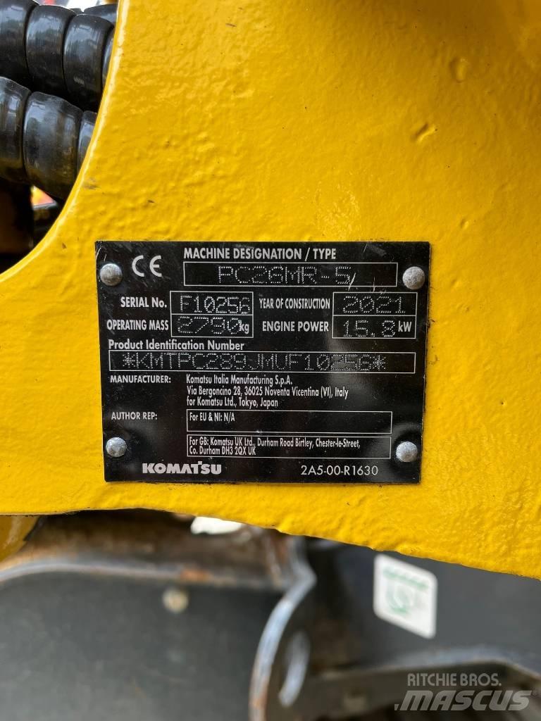 Komatsu PC26MR-5 Mini Excavators <7t (Mini Diggers)