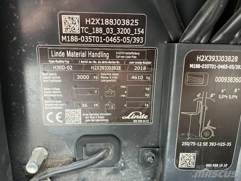 Linde H30D-02 Diesel Forklifts