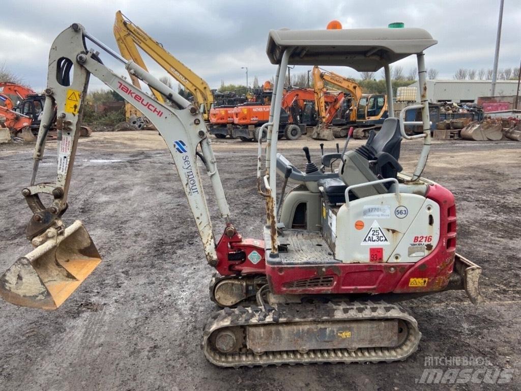 Takeuchi TB 216 Mini Excavators <7t (Mini Diggers)