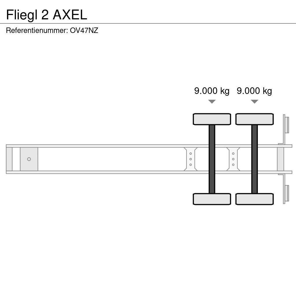 Fliegl 2 AXEL Lowboy Trailers