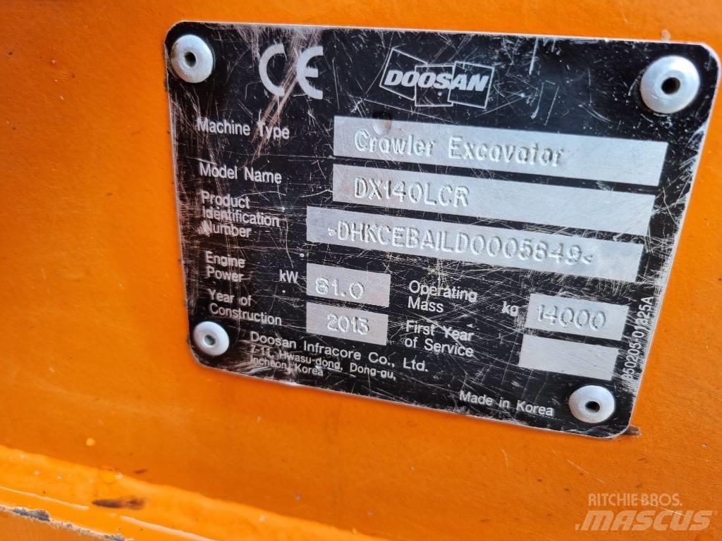 Doosan DX 140 LCR Forestry Excavators