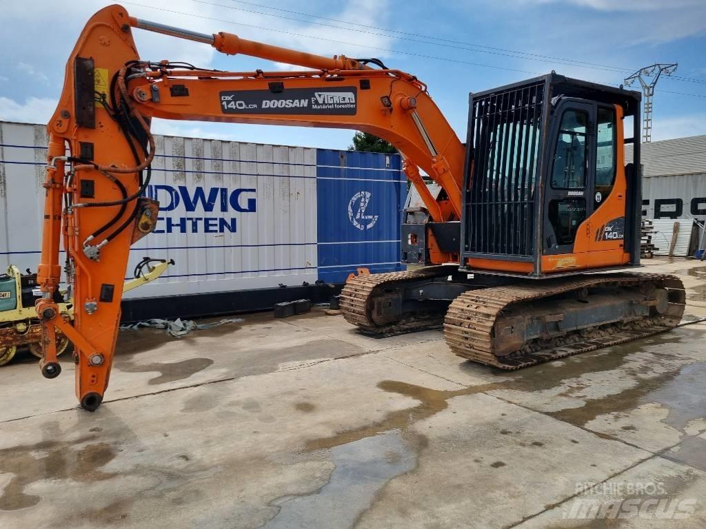Doosan DX 140 LCR Forestry Excavators