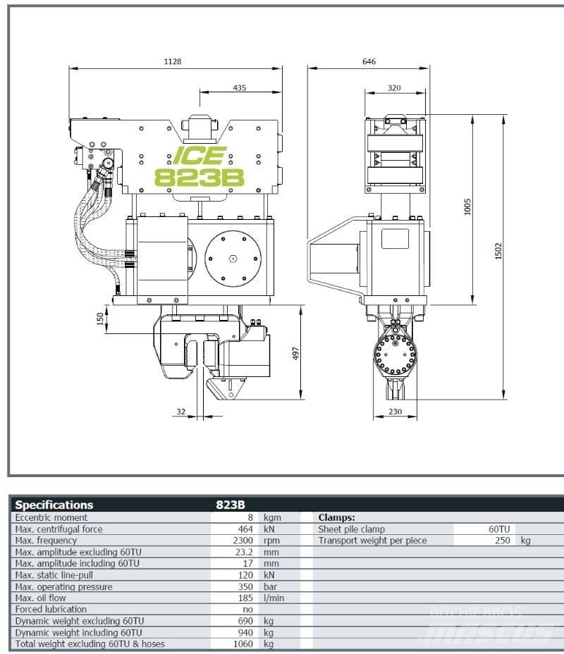  ICE 823B Drilling equipment accessories and parts