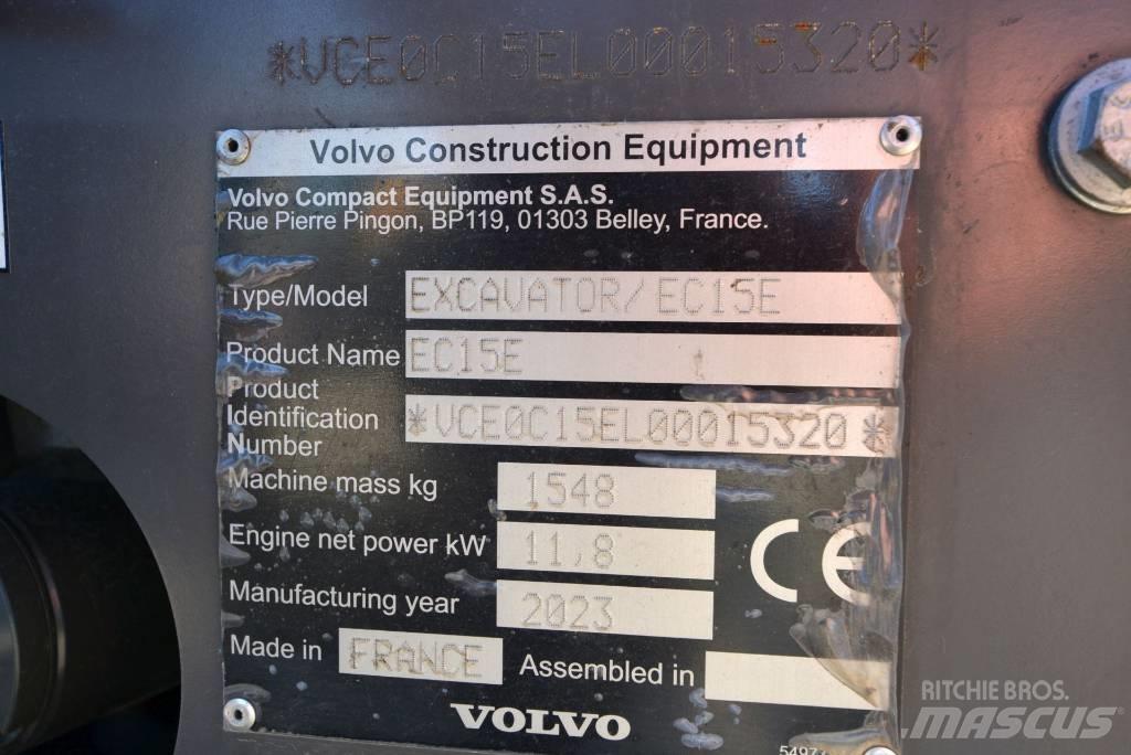 Volvo EC 15 E Mini Excavators <7t (Mini Diggers)