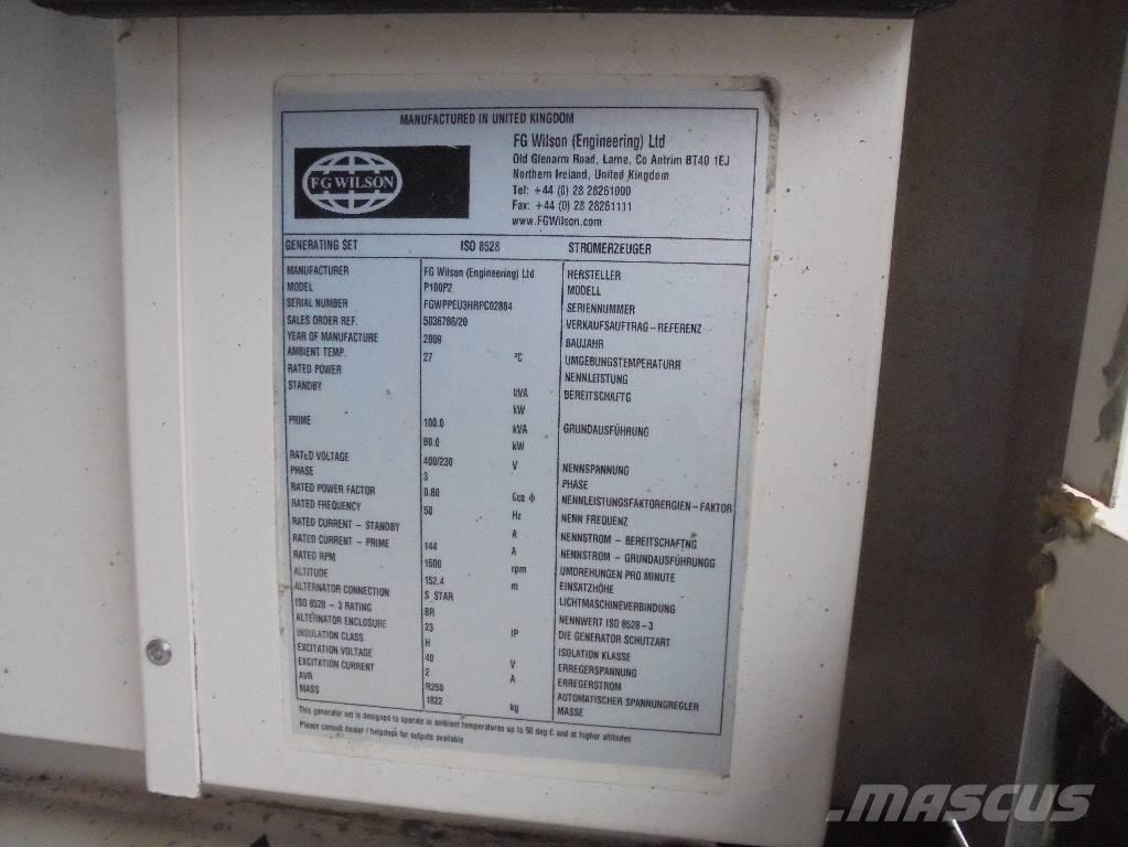 Wilson P 100 P2 Diesel Generators