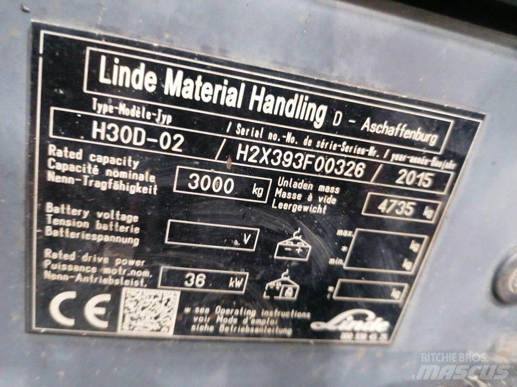 Linde H30D-02 Diesel Forklifts