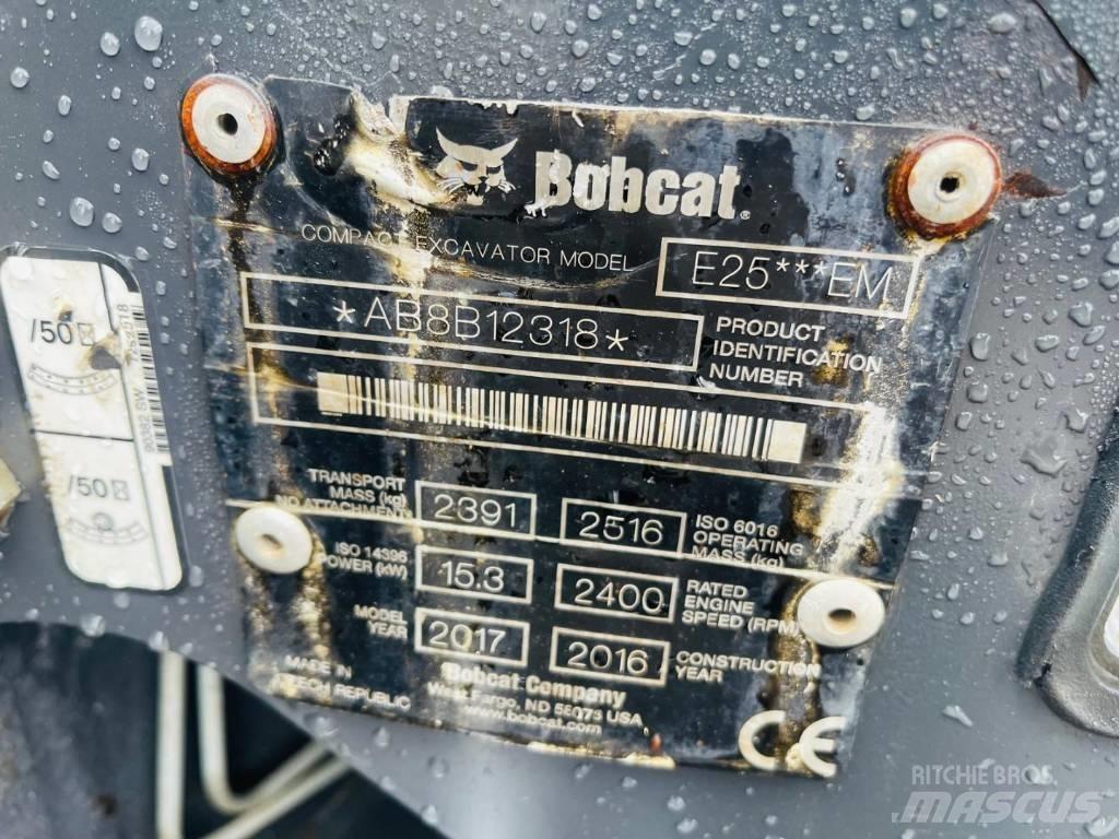 Bobcat E 25 Mini Excavators <7t (Mini Diggers)