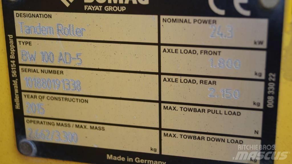 Bomag BW 100 AD-5 Twin drum rollers