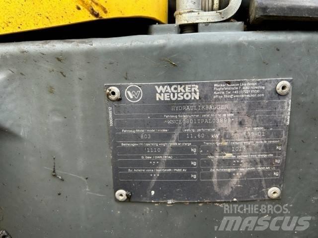Wacker Neuson 803 Mini Excavators <7t (Mini Diggers)