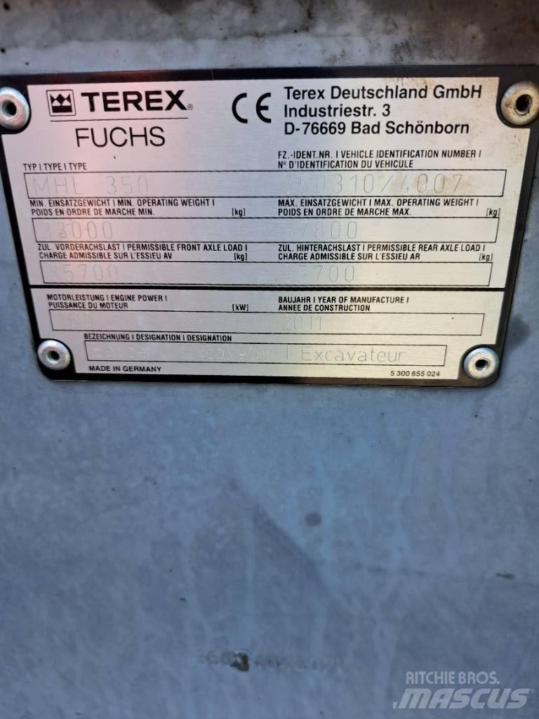 Fuchs MHL350E Waste / Industry Handlers