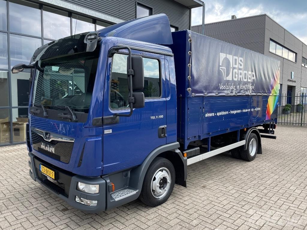 MAN TGL 7.190 Curtain Side Trucks