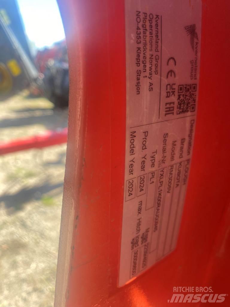 Kubota RM 300 SV Reversible ploughs