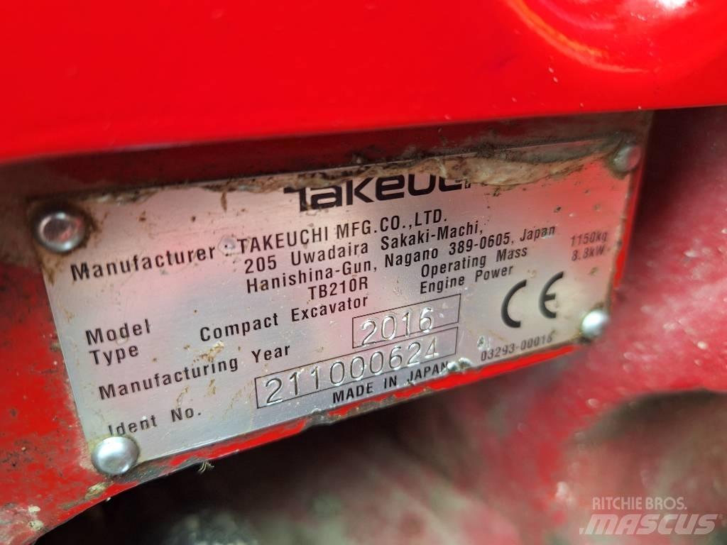 Takeuchi TB 210 R Mini Excavators <7t (Mini Diggers)
