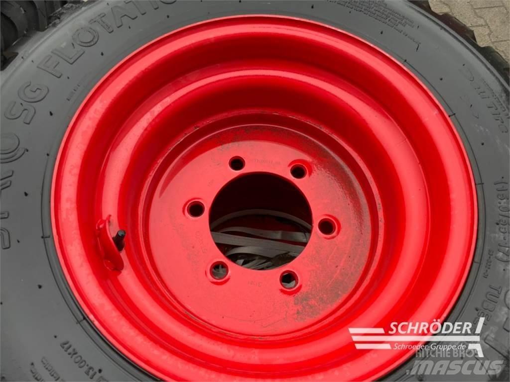  2X 380/55-17 Tires, wheels and rims