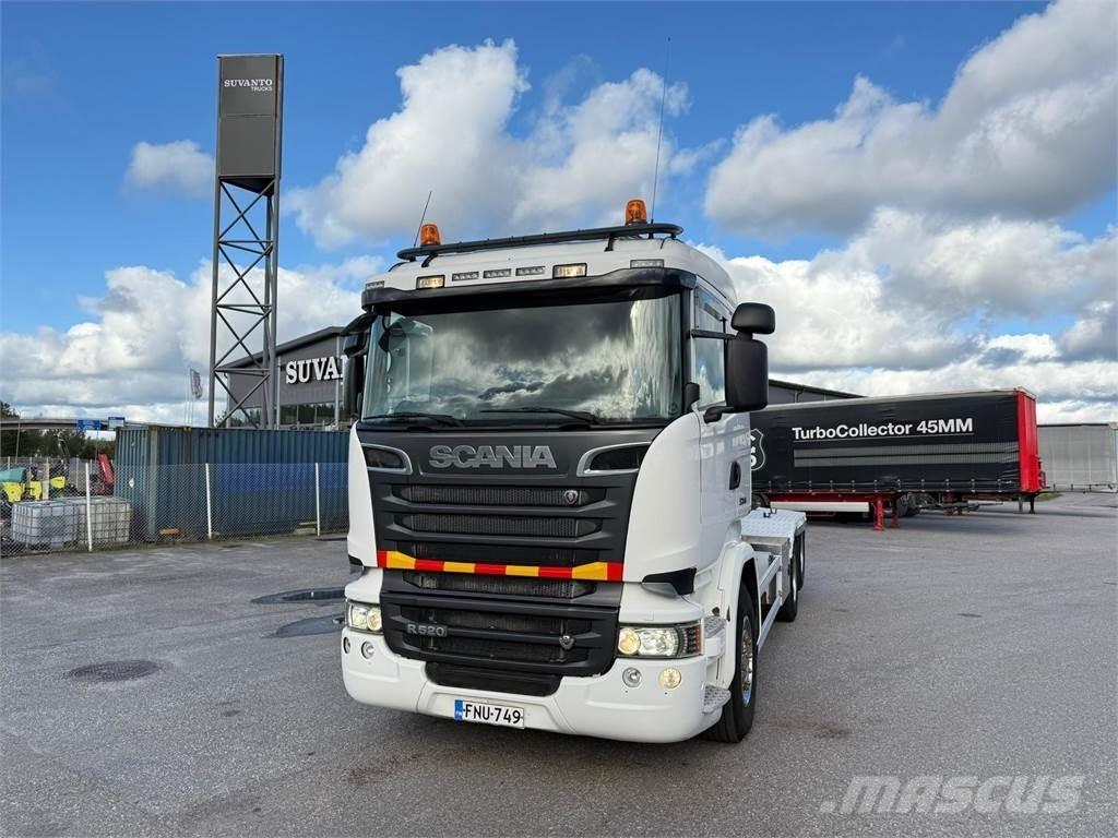 Scania R 520 6X2 Hook lift trucks