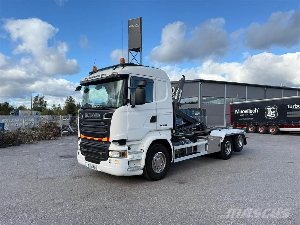 Scania R 520 6X2 Hook lift trucks