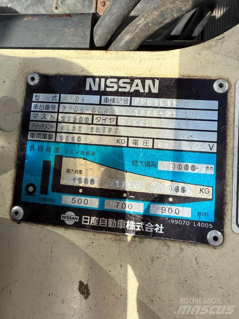 Nissan FP01 L 15 U Electric Forklifts
