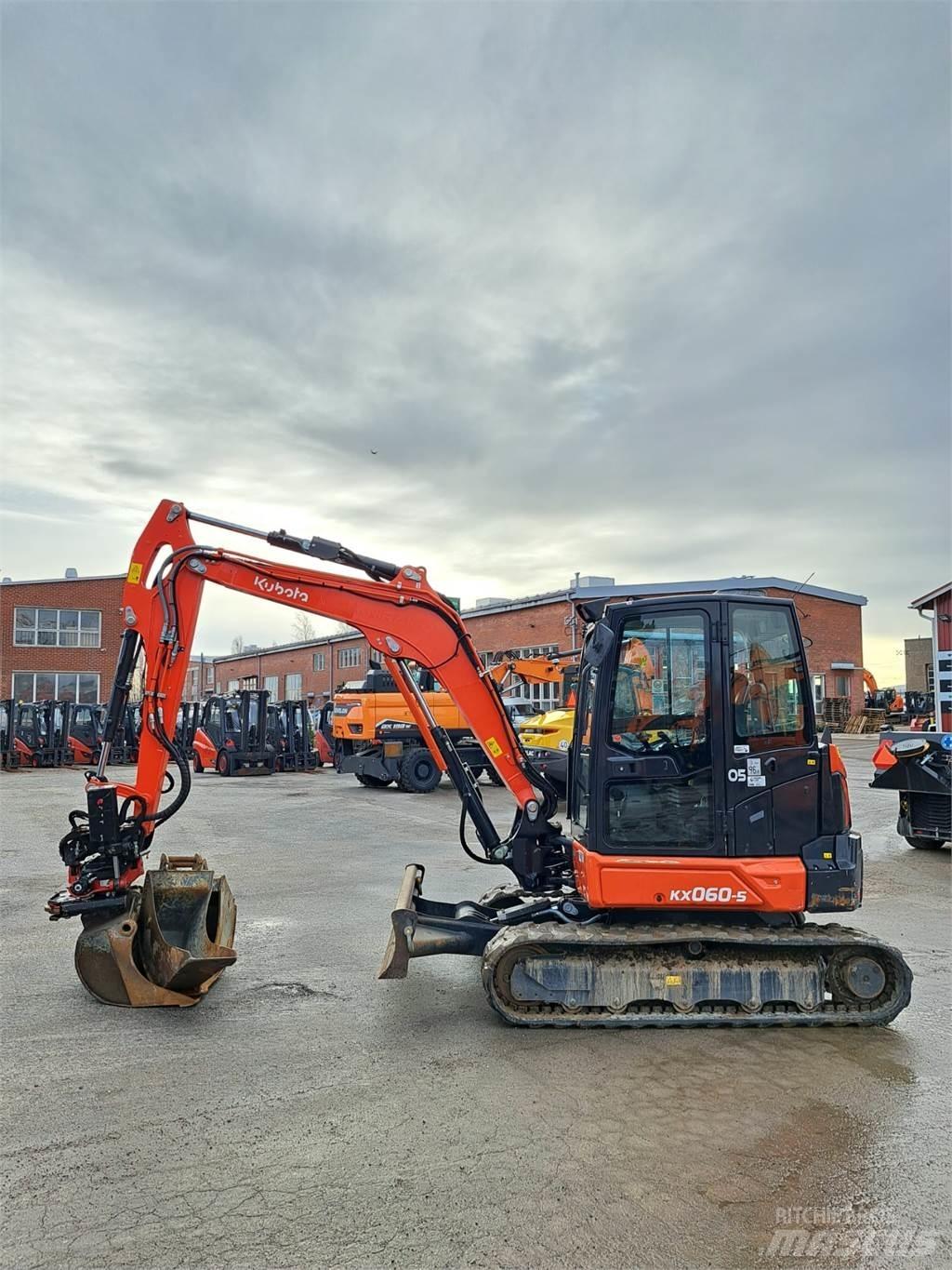 Kubota KX060-5 Mini Excavators <7t (Mini Diggers)